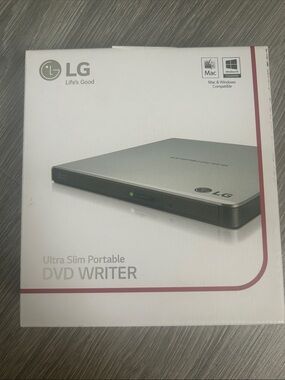 LG Ultra Slim Portable DVD Writer, model GP65NS60